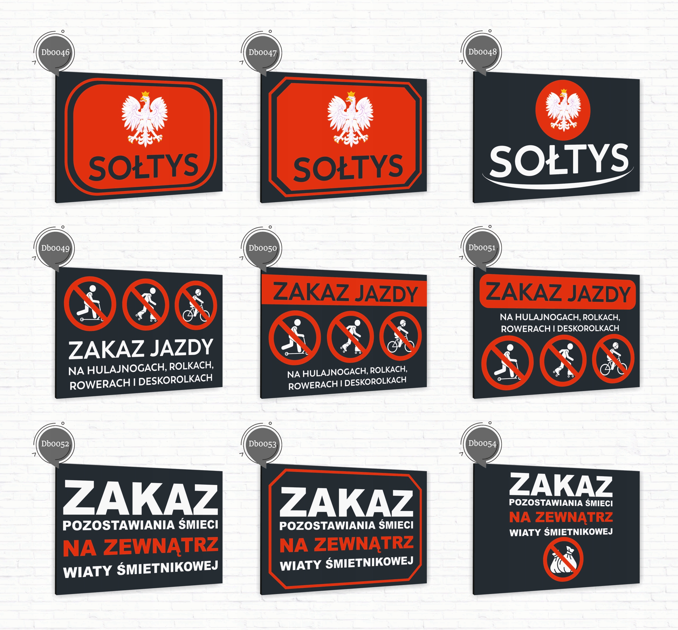 Tabliczka znak informacyjny 20x15 Antracyt BRAMA WYJAZDOWA Aluminiowa