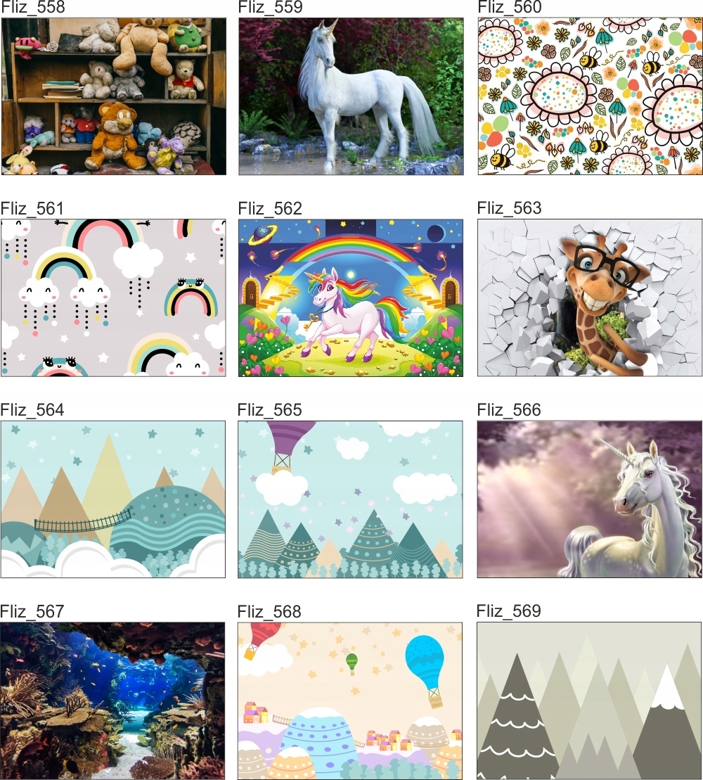 OBRAZ do pokoju dziecięcego koniki jednorożec