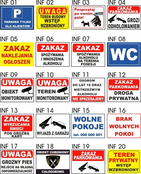Tabliczka ZNAK tablica RODO Obiekt MONITOROWANY