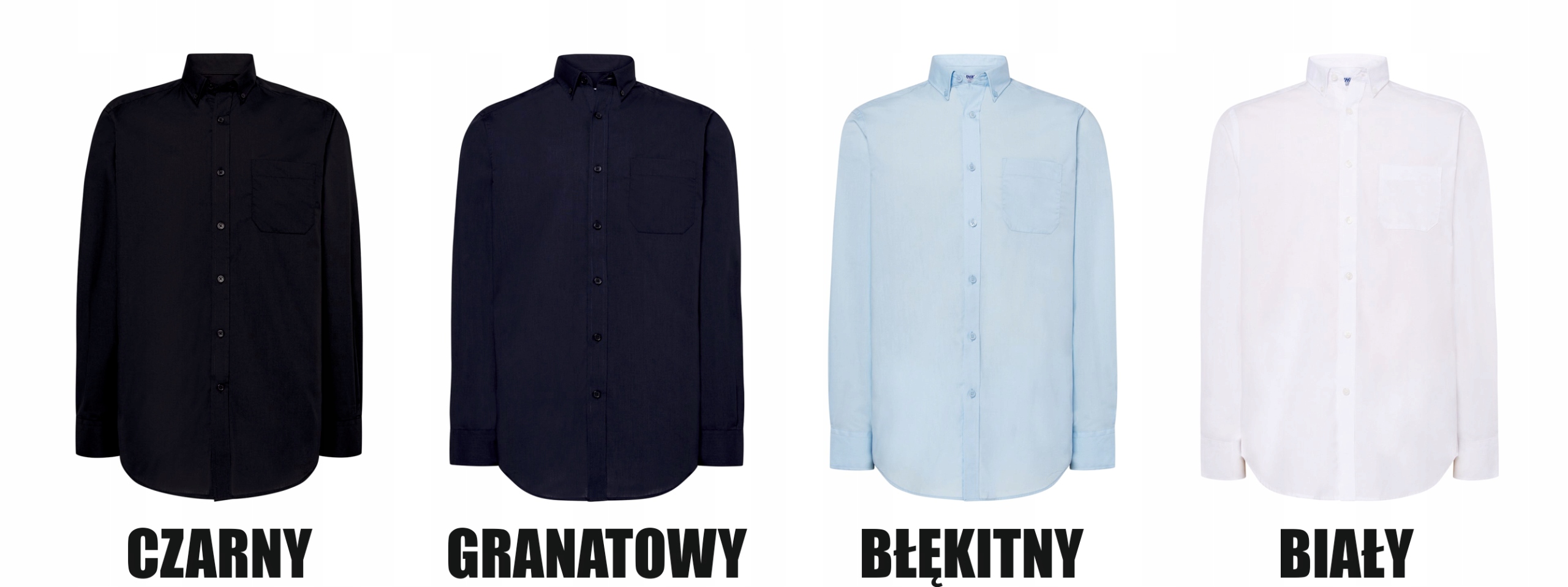 Koszula z tkaniny popelinowej TWÓJ HAFT LOGO GRAFIKA firmowa reklamowa