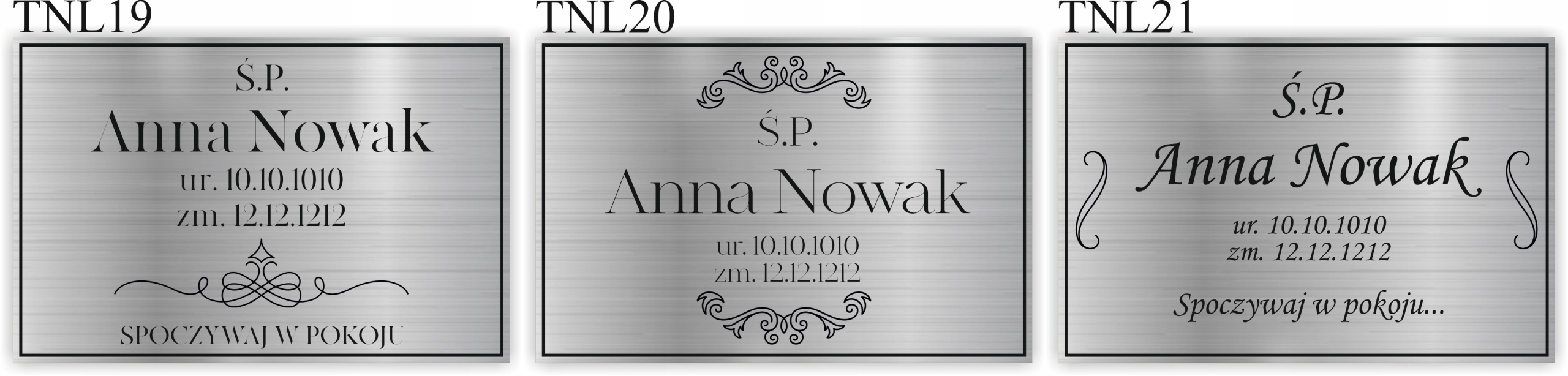 TABLICZKA NA GRÓB NAGROBKOWA TABLICA NAGROBNA