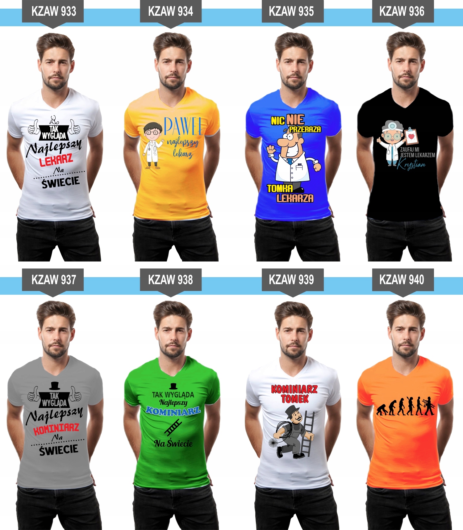 Koszulka z nadrukiem PREZENT dla doktora lekarza