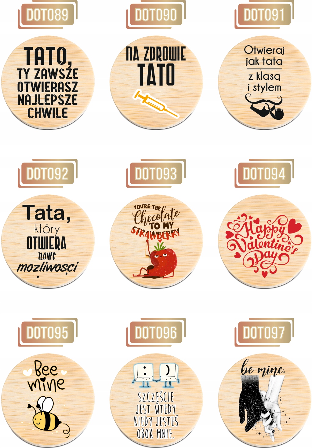 OTWIERACZ do piwa DREWNIANY personalizacja TWÓJ NAPIS WĘDKARZ Z KRWI I OŚCI