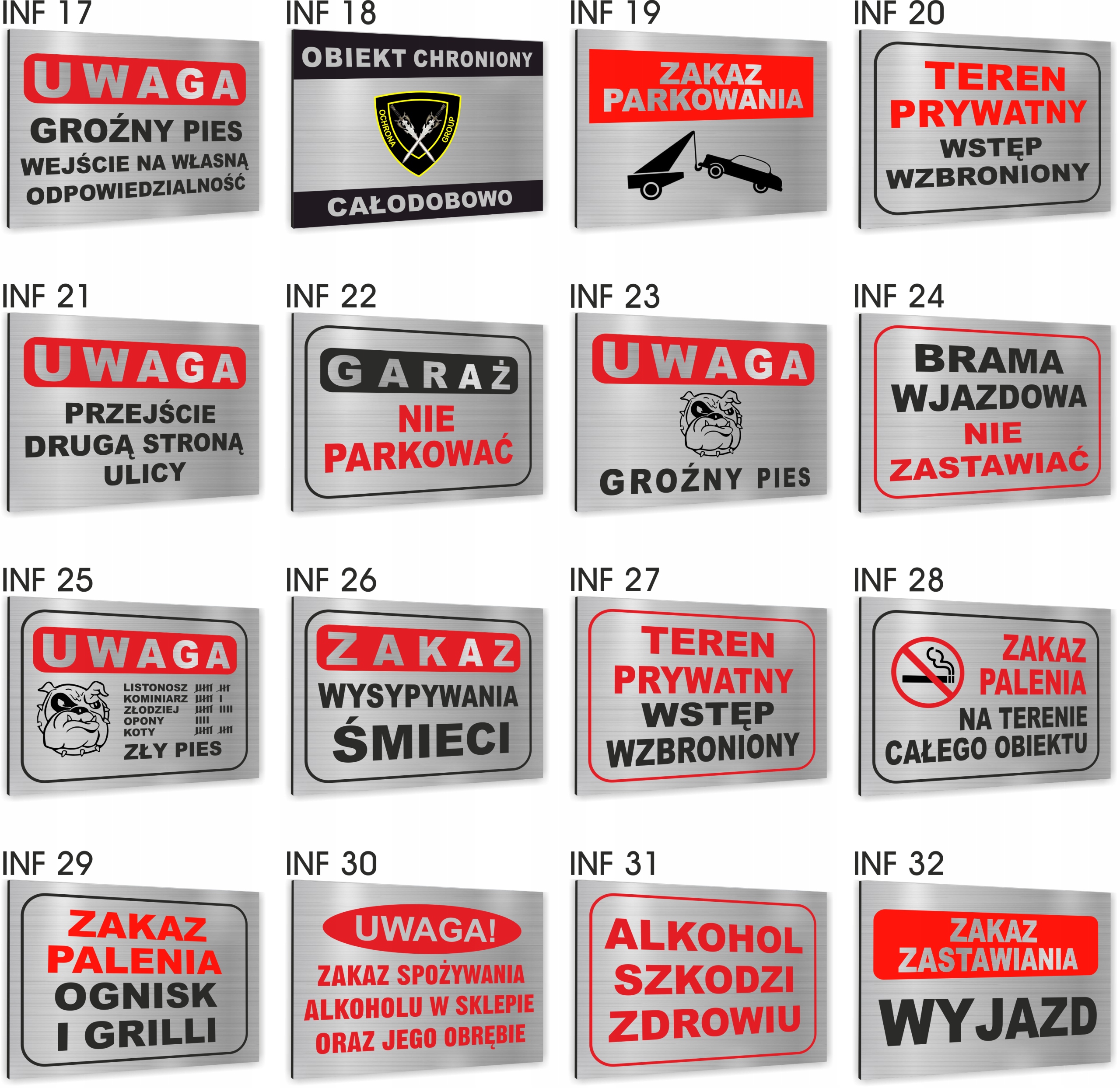 Tabliczka Znak BHP TEREN PRYWATNY