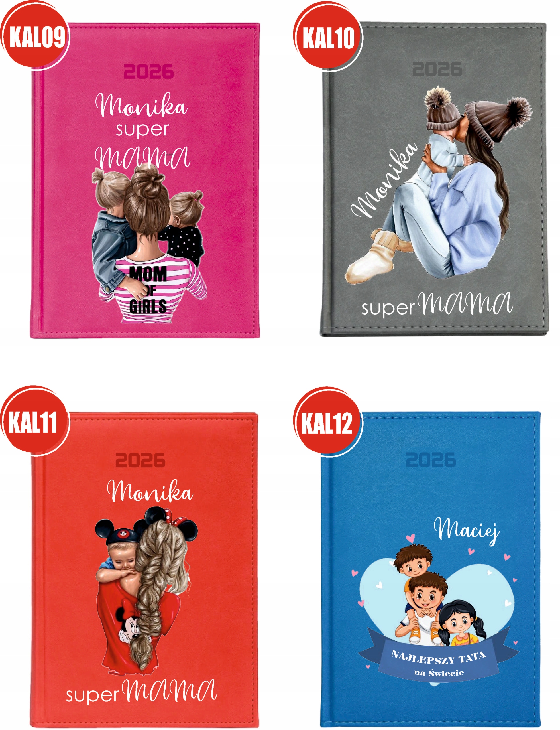 KALENDARZ A5 2026 DZIENNY terminarz z nadrukiem FIRMOWY SERWIS NAPRAWA