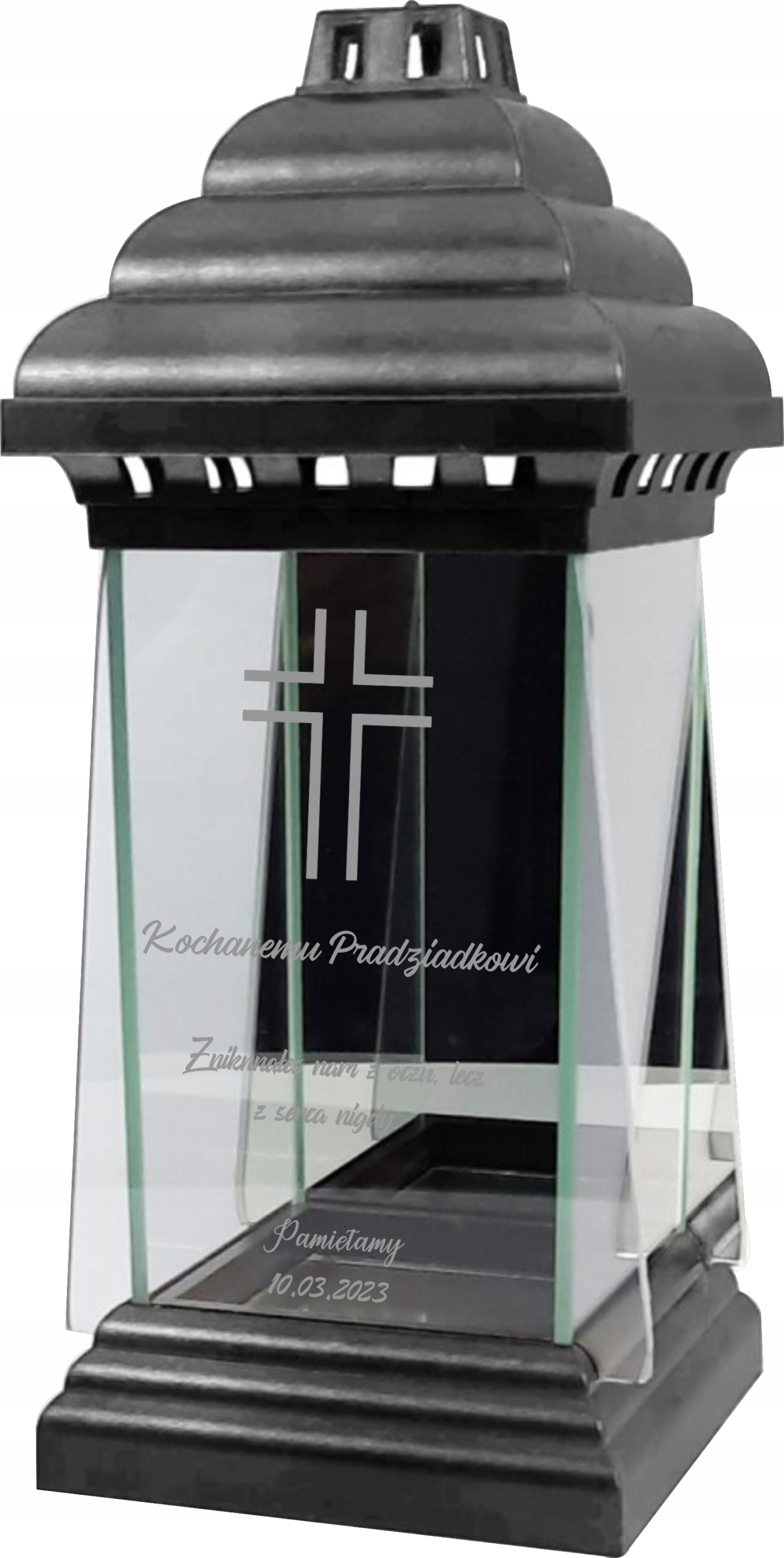 ZNICZ LAMPION KAPLICZKA z grawerem dla PRADZIADKA