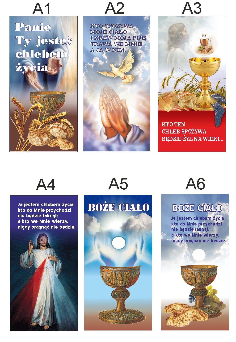 BOŻE CIAŁO Baner na ołtarz ołtarze dekoracja obraz