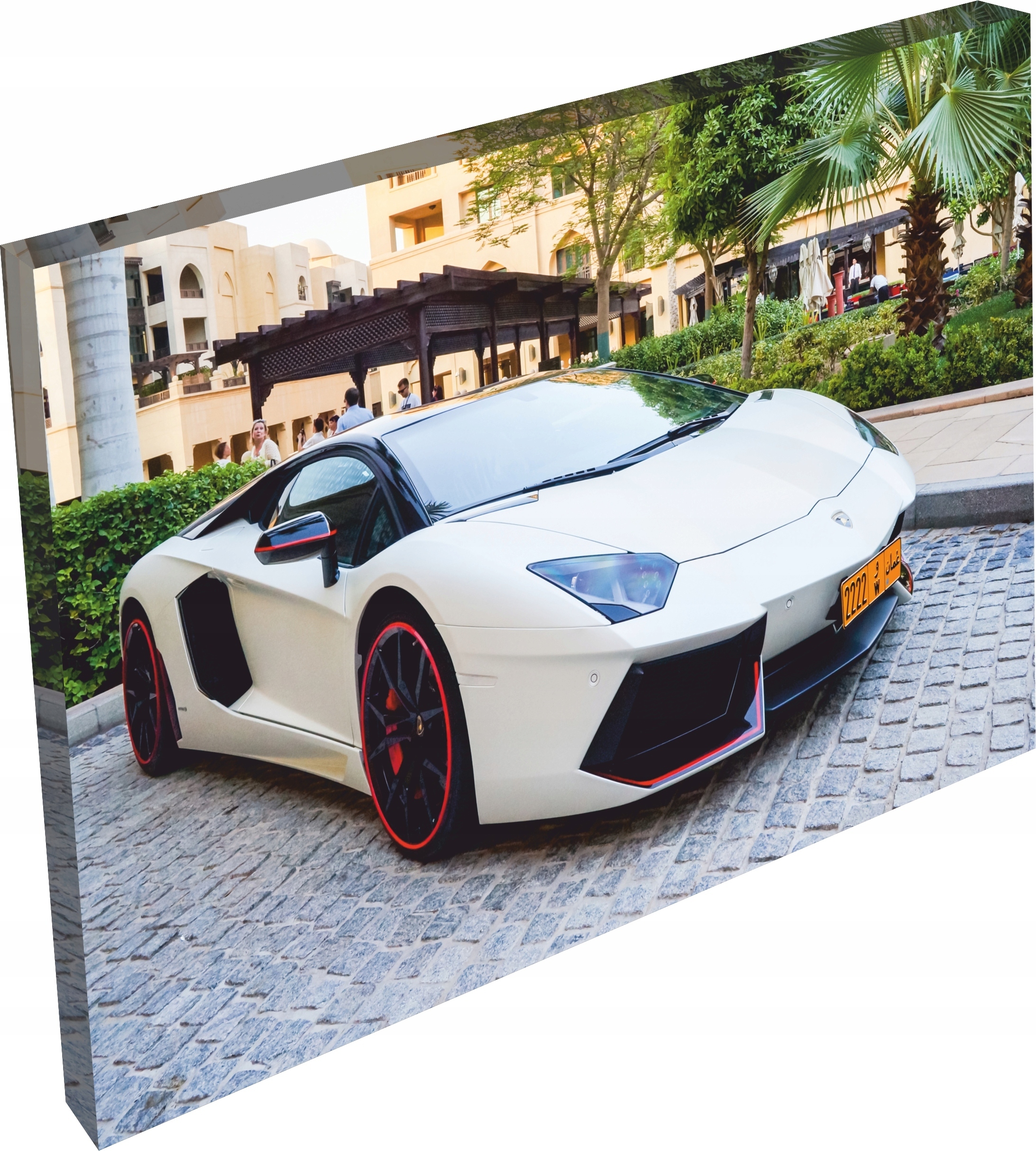 OBRAZ na płótnie AUTO SAMOCHÓD FERRARI 120x80