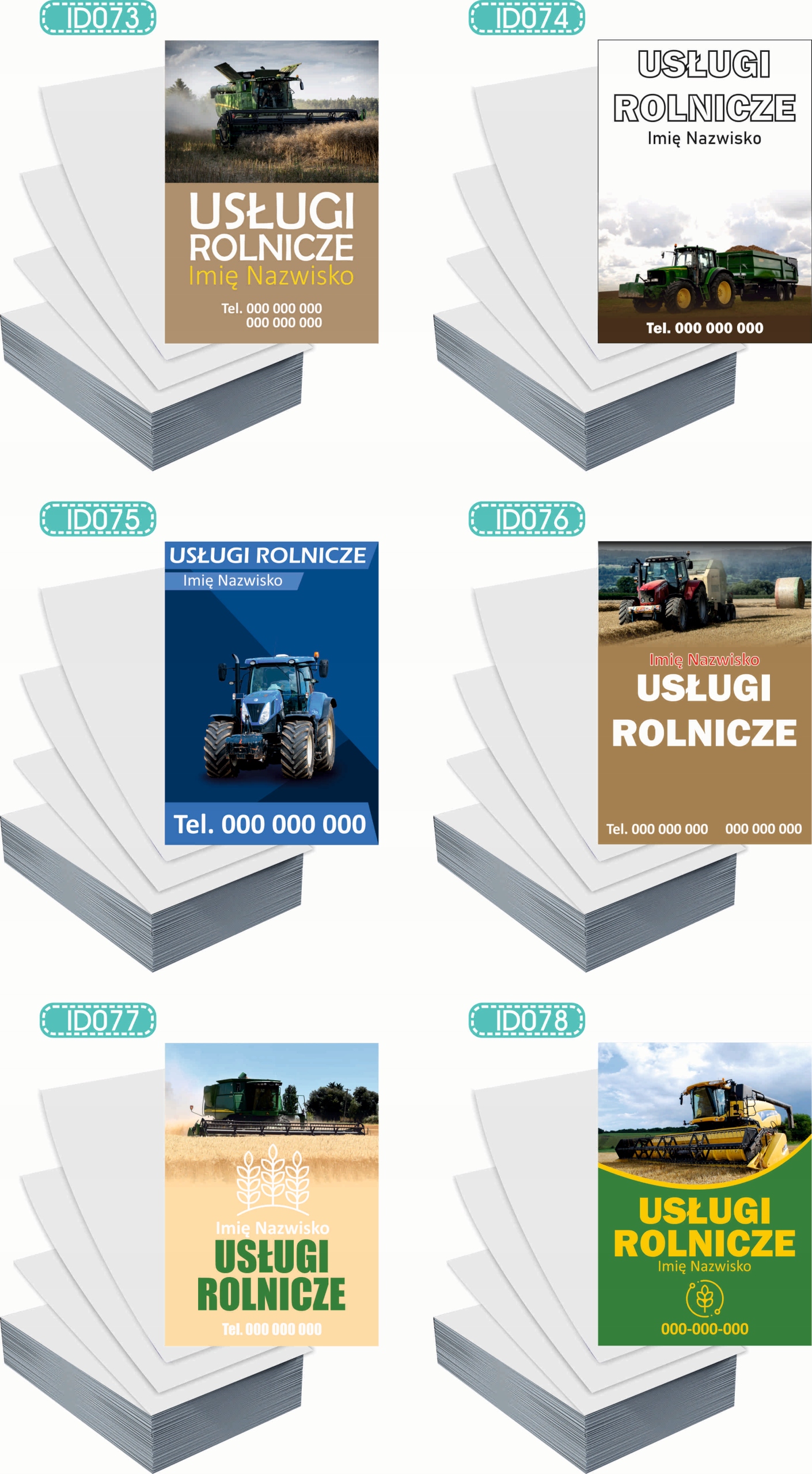 Ulotki A4 reklamowe firmowe 5000szt projekt w cenie SPRZEDAŻ KRUSZYW