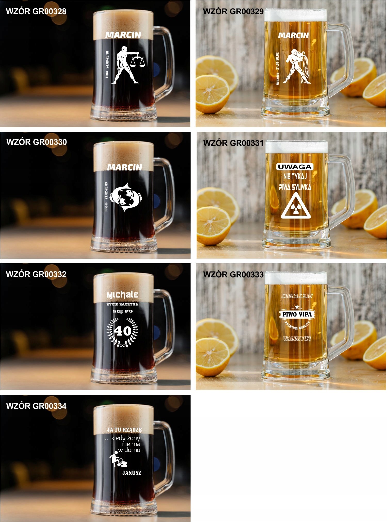 Kufel do Piwa piwosza dla męża prezent na święta