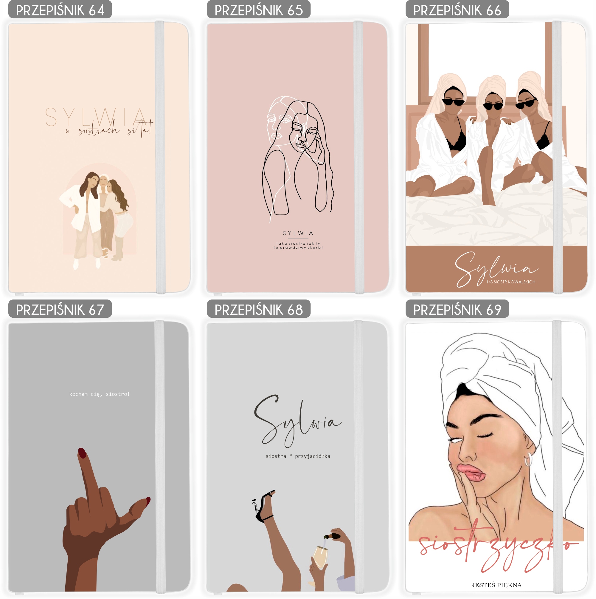 Notes A5 prezent Dzień Kobiet dla przyjaciółki HIT