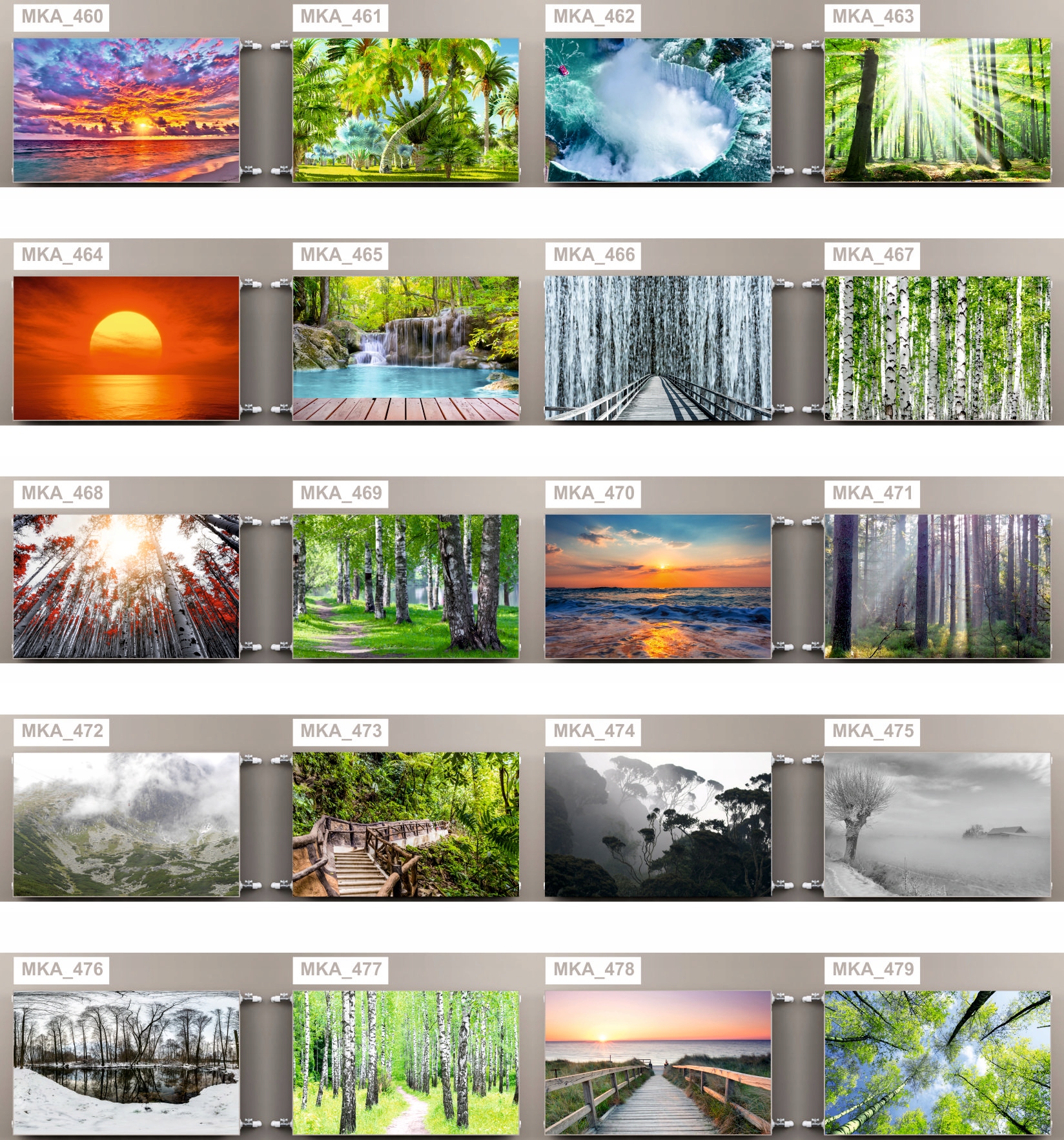 Mata MAGNETYCZNA OSŁONA GRZEJNIK MASKOWNICA magnes