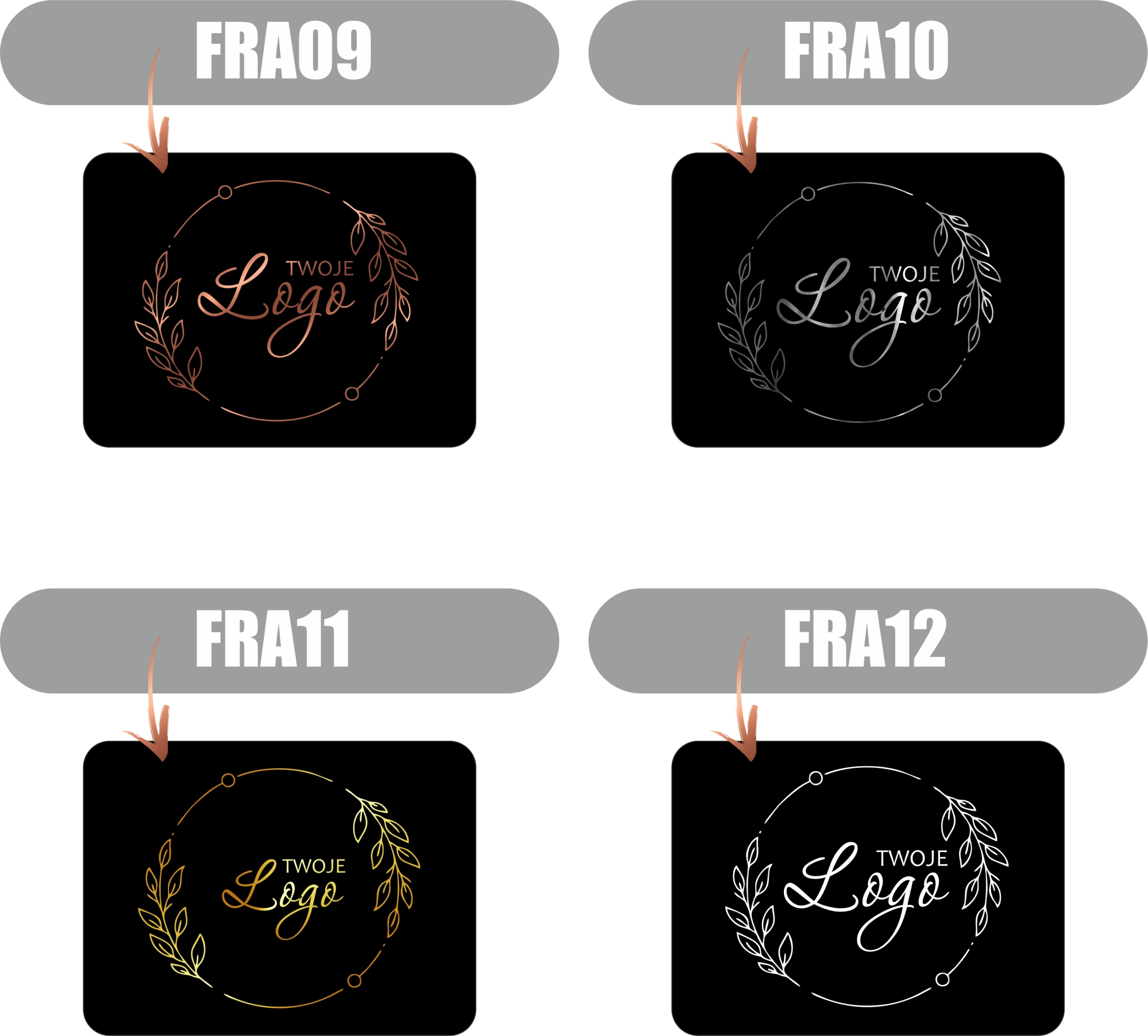 naklejki Etykiety z LOGO twojej firmy 6 cm 50szt