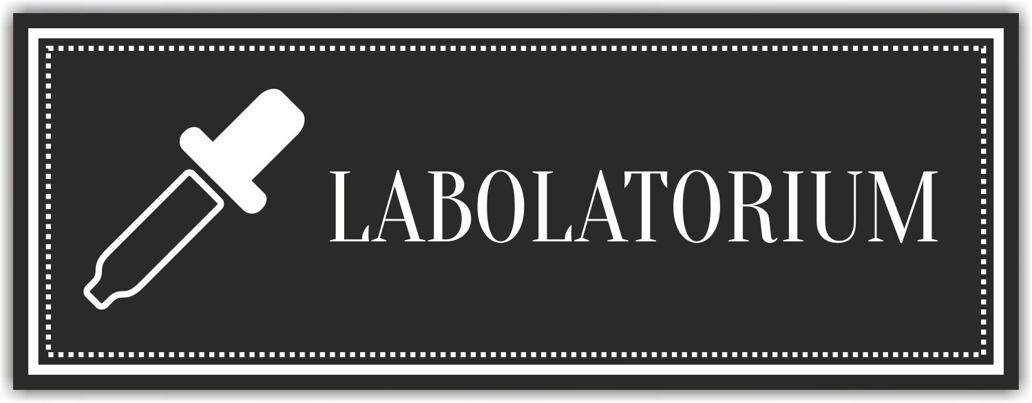 Tabliczka Grawer na Drzwi LABORATORIUM