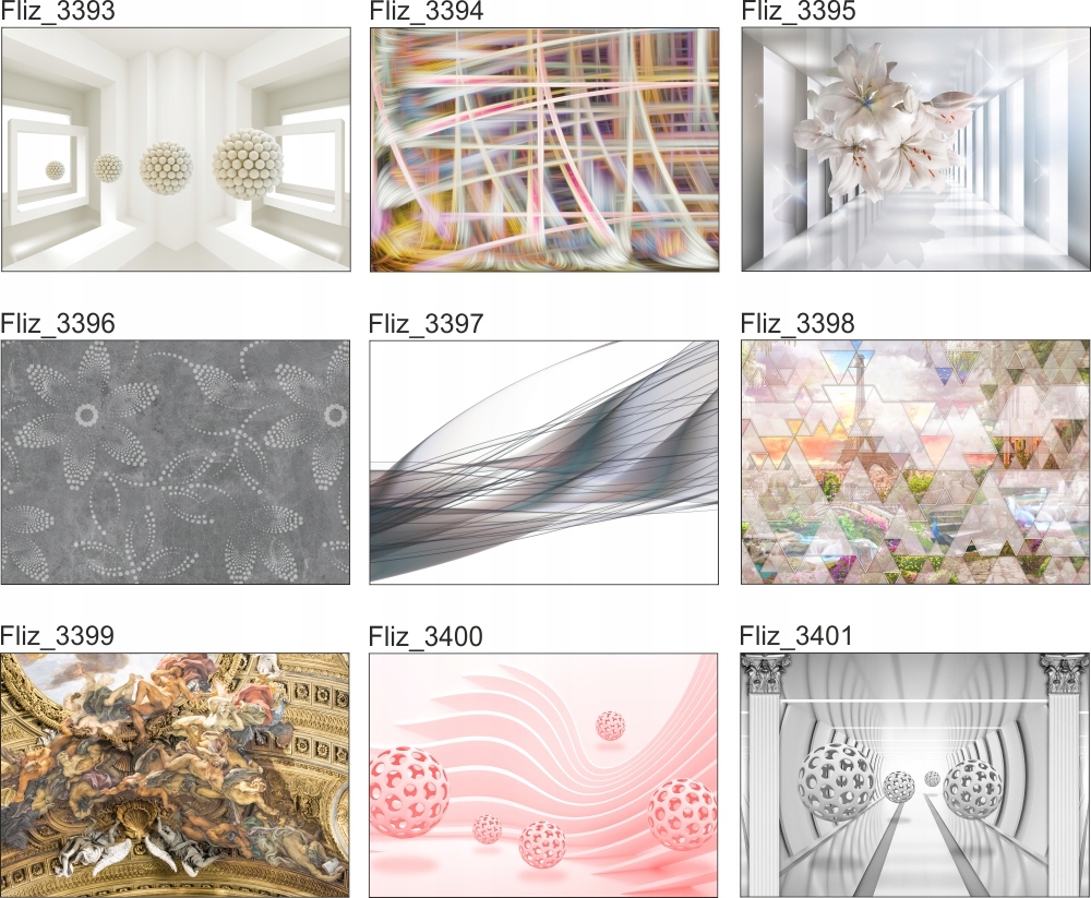 fototapeta GRAFIKA TŁO DMUCHAWCE KULE 3D 200x130