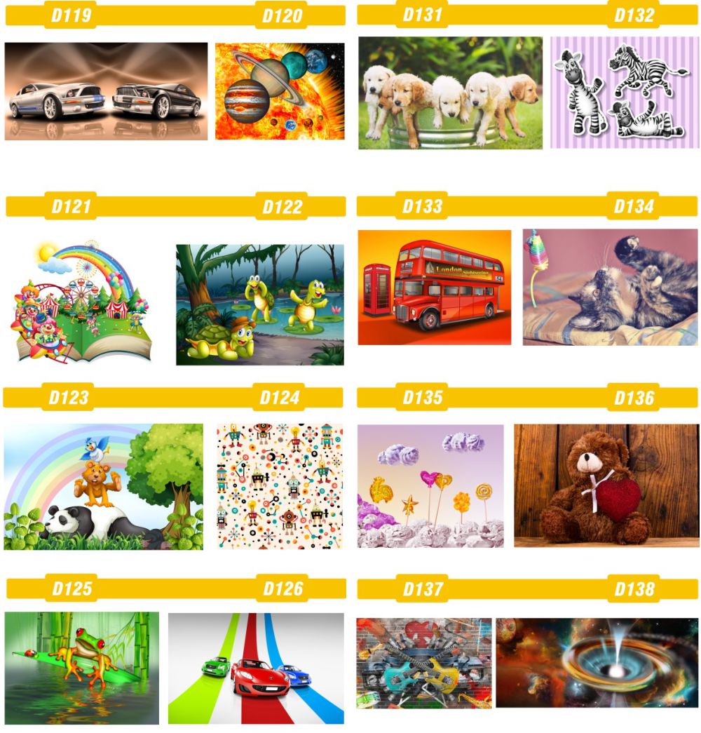 FOTOTAPETA dla dzieci zoo safari żyrafa słoń misiu