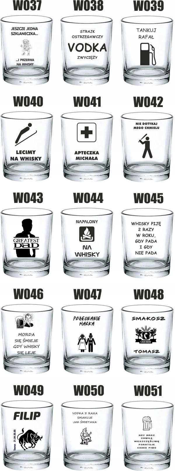 Szklanka do whisky VALENTINES prezent WALENTYNKI