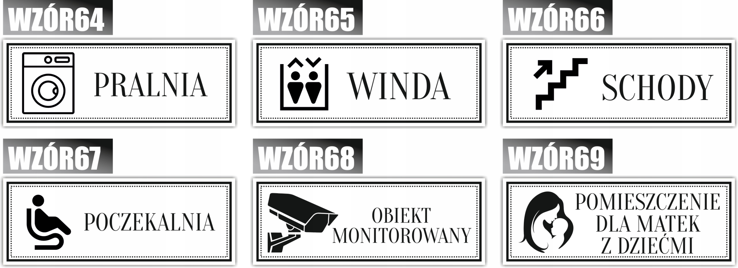 Tabliczka Grawer na Drzwi informacyjna AULA