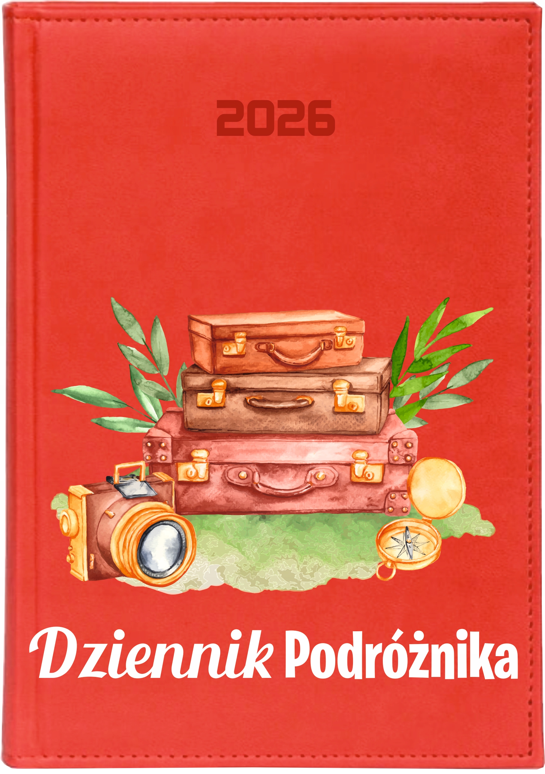 Stylowy kalendarz DLA PODRÓŻNIKA A5 2026 TYGODNIOWY terminarz PREZENT