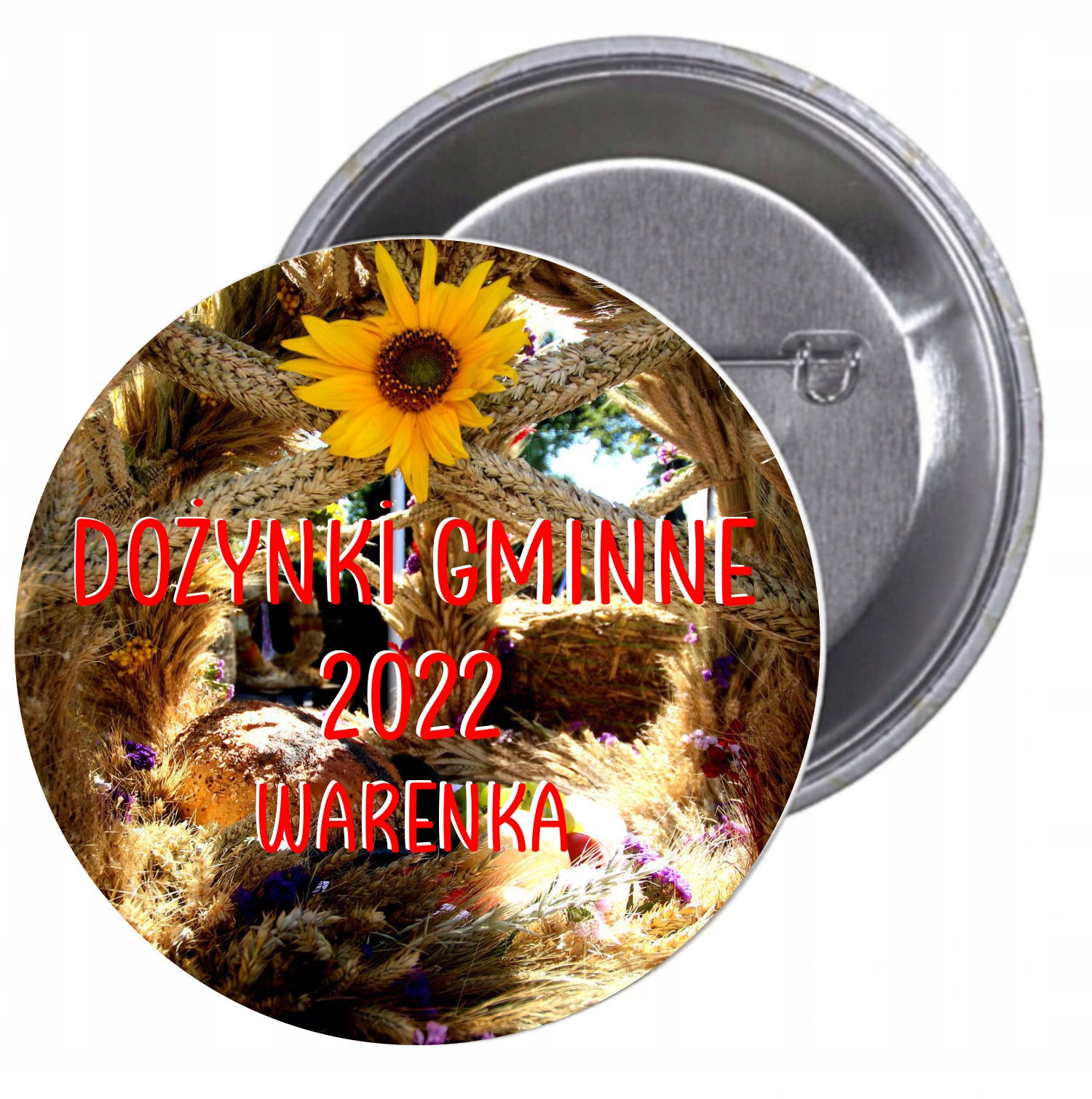 Przypinki buttony HIT DOŻYNKI GMINNE