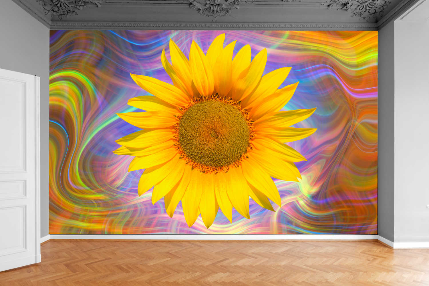 Fototapeta ŻÓŁTE SŁONECZNIKI 130x80