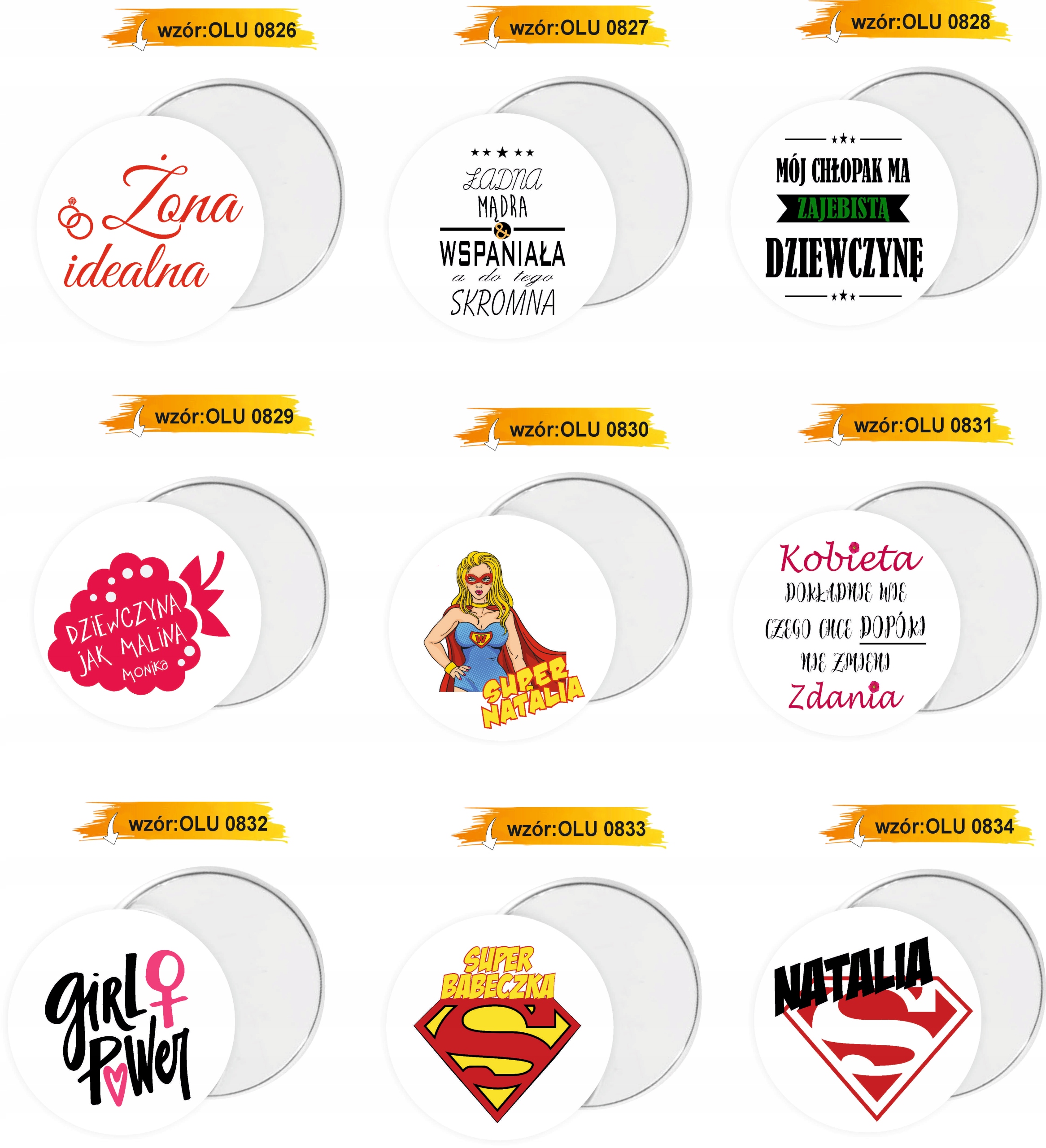 LUSTERECZKO prezent dla DZIEWCZYNY DUŻY WYBÓR PERSONALIZOWANE + IMIĘ