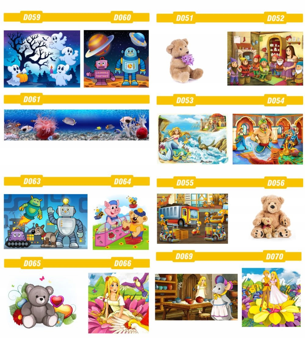 FOTOTAPETA dekoracyjna DRUK tapet dziecięce wzory