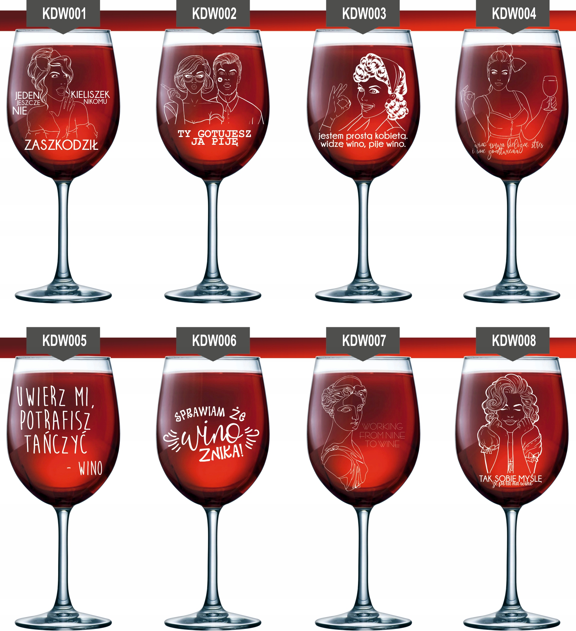 lampka kieliszek do wina z grawerem na PREZENT na imieniny personalizowany