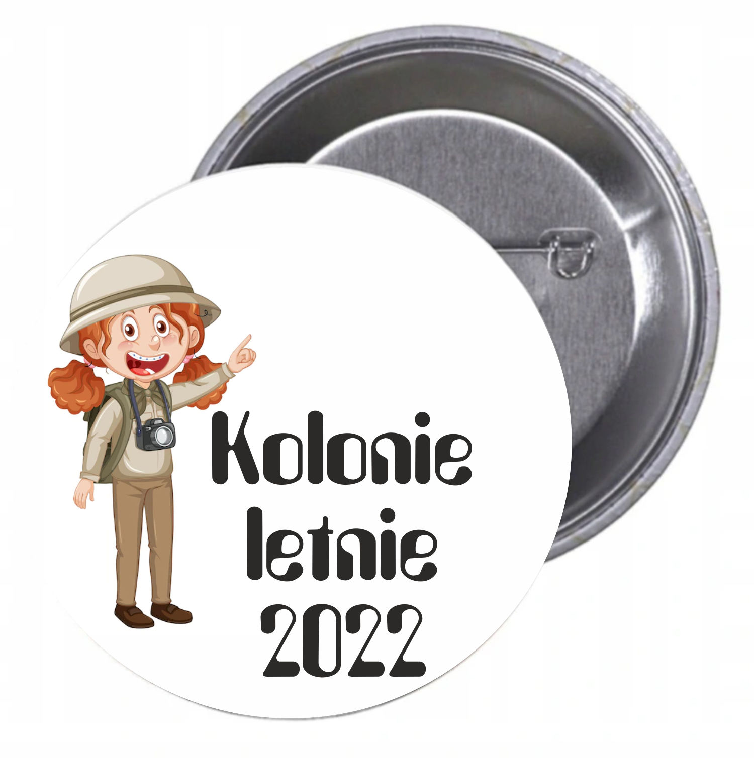 Przypinki buttony KOLONIE LETNIE 2022
