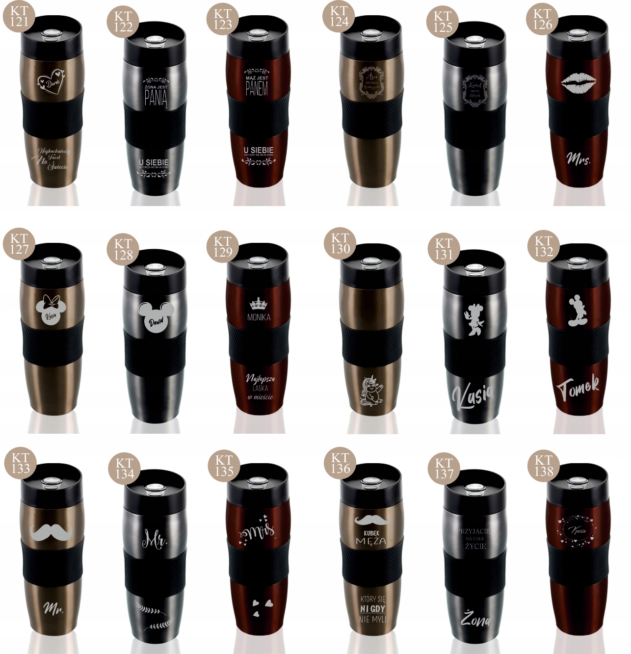 Kubek termiczny SUPER prezent na WALENTYNKI hit