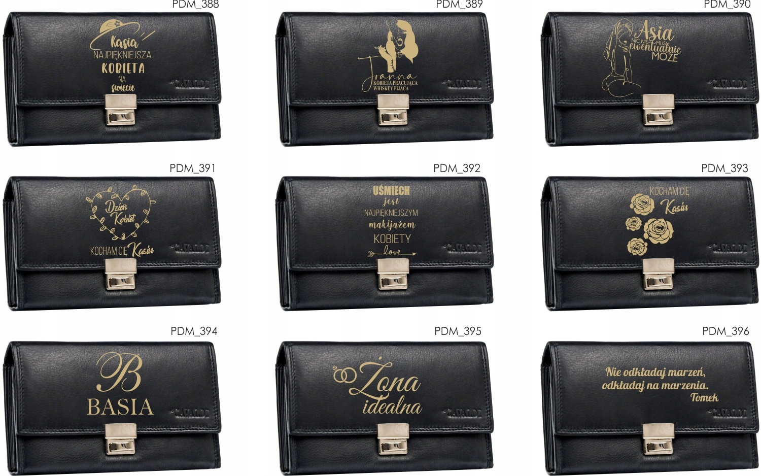 Eleganckie portfele GRAWER wzory na DZIEŃ KOBIET