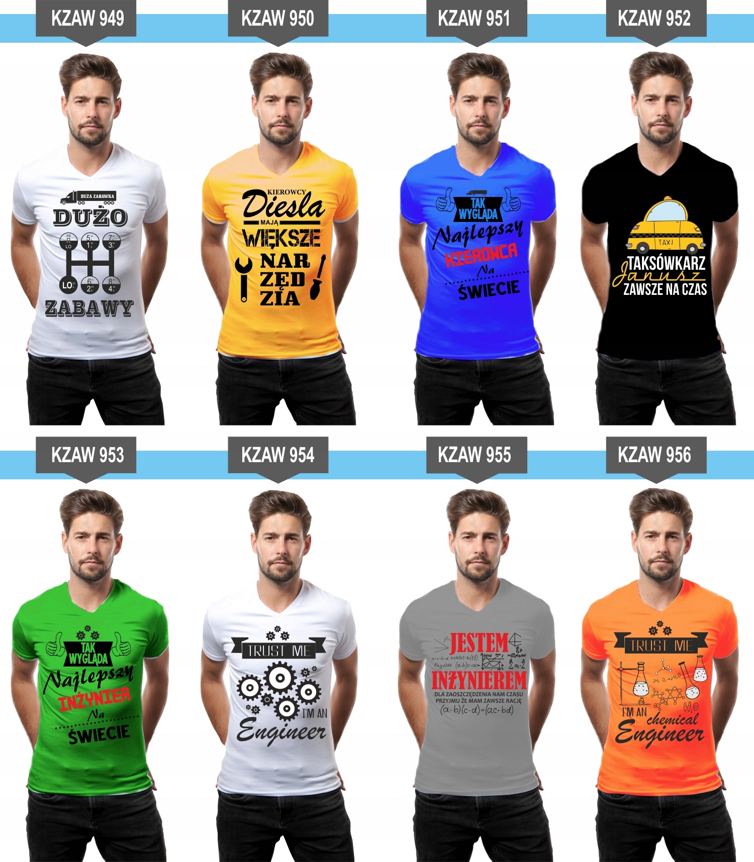 Koszulka z nadrukiem PREZENT dla kierowcy TIRA