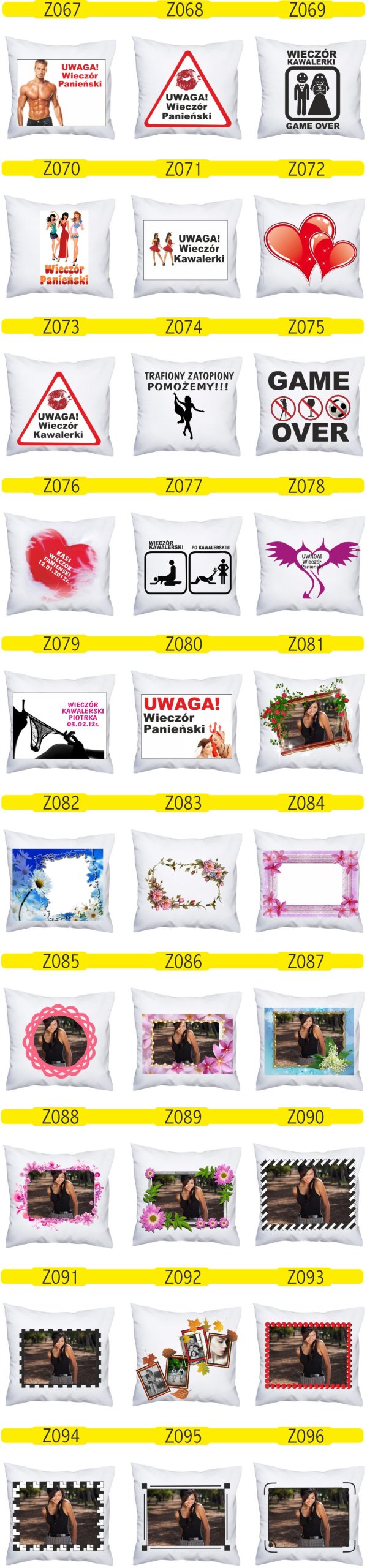 PODUSZKA chemika Tablica Mendelejewa PIERWIASTKI