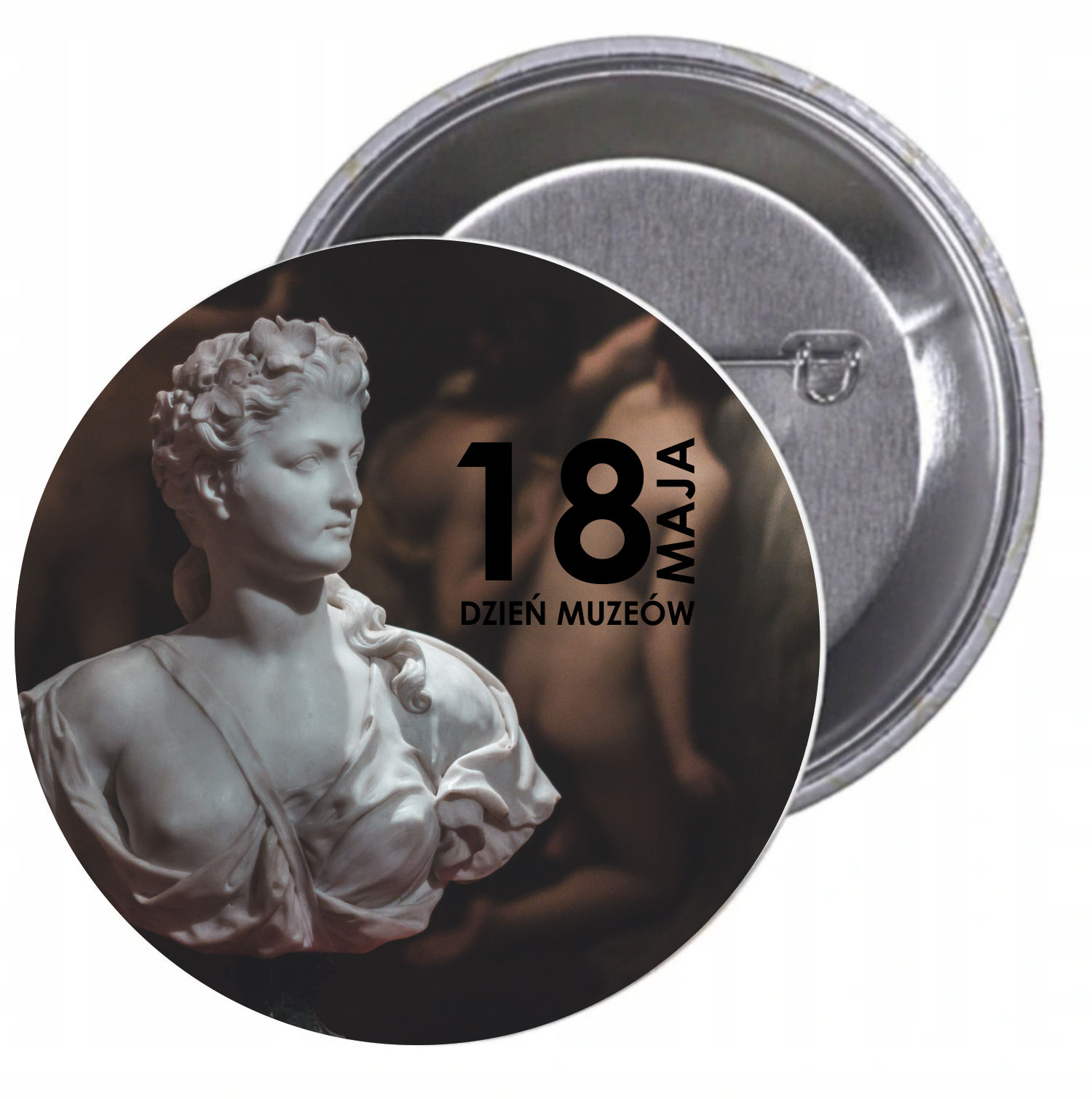 Przypinki buttony DZIEŃ MUZEÓW SUPER JAKOŚĆ