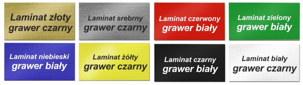 tabliczka GRAWER na drzwi BIURO wc DOWOLNY NAPIS