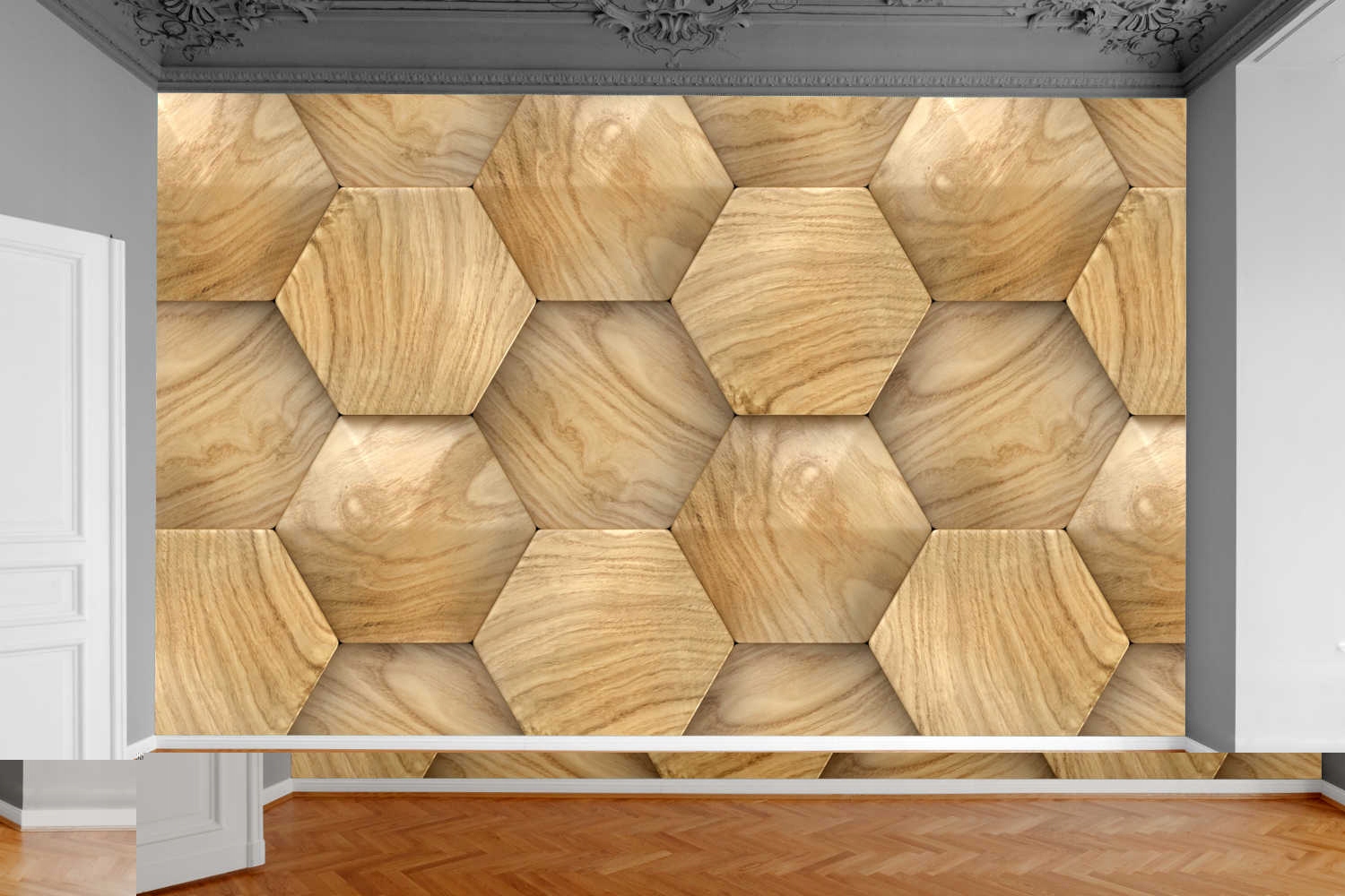 Fototapeta DESKI PANELE DRZEWNE IMITACJA DESEK