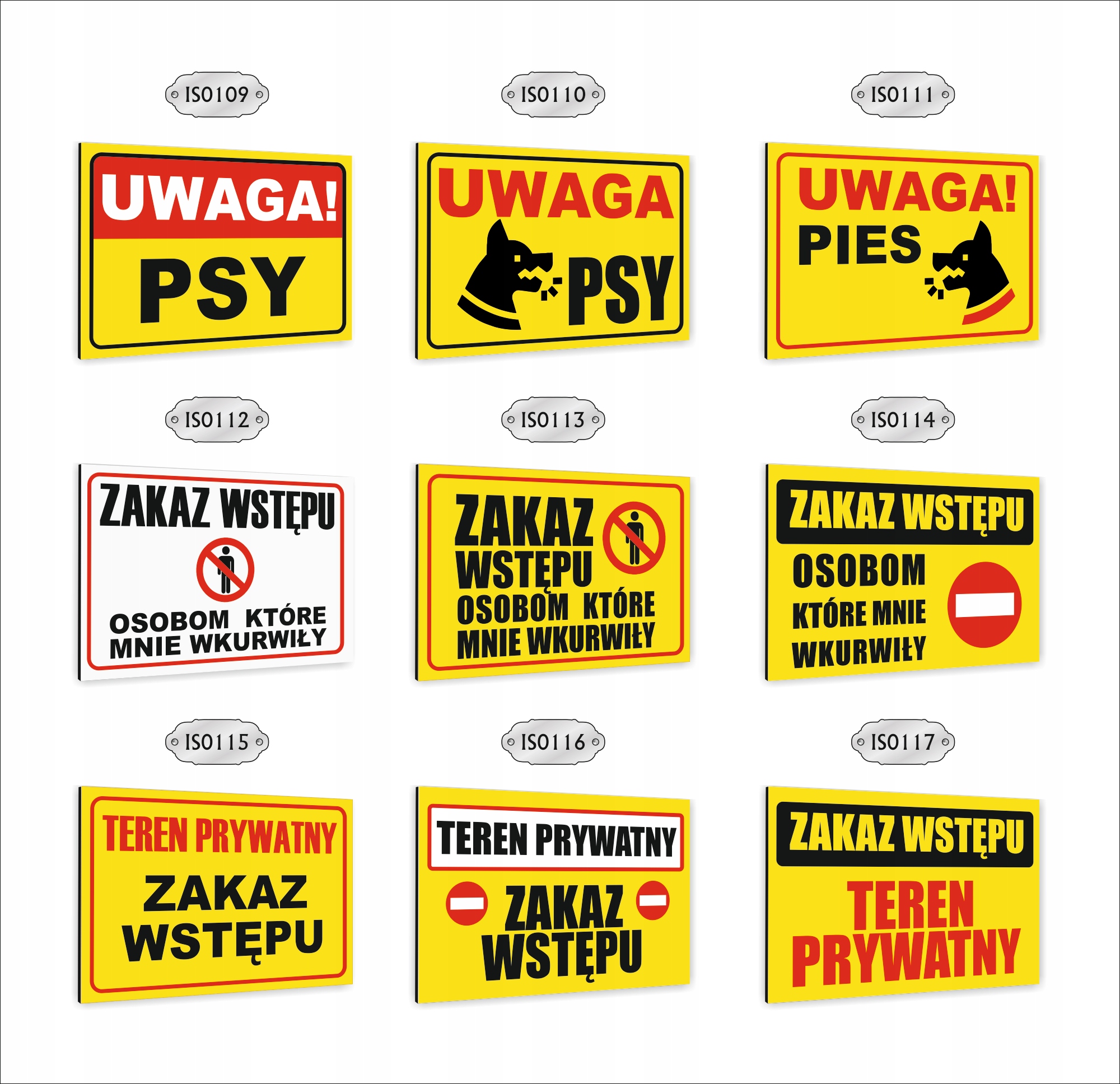 Tabliczka znak informacyjny dibond20X15 UWAGA WYKOPY