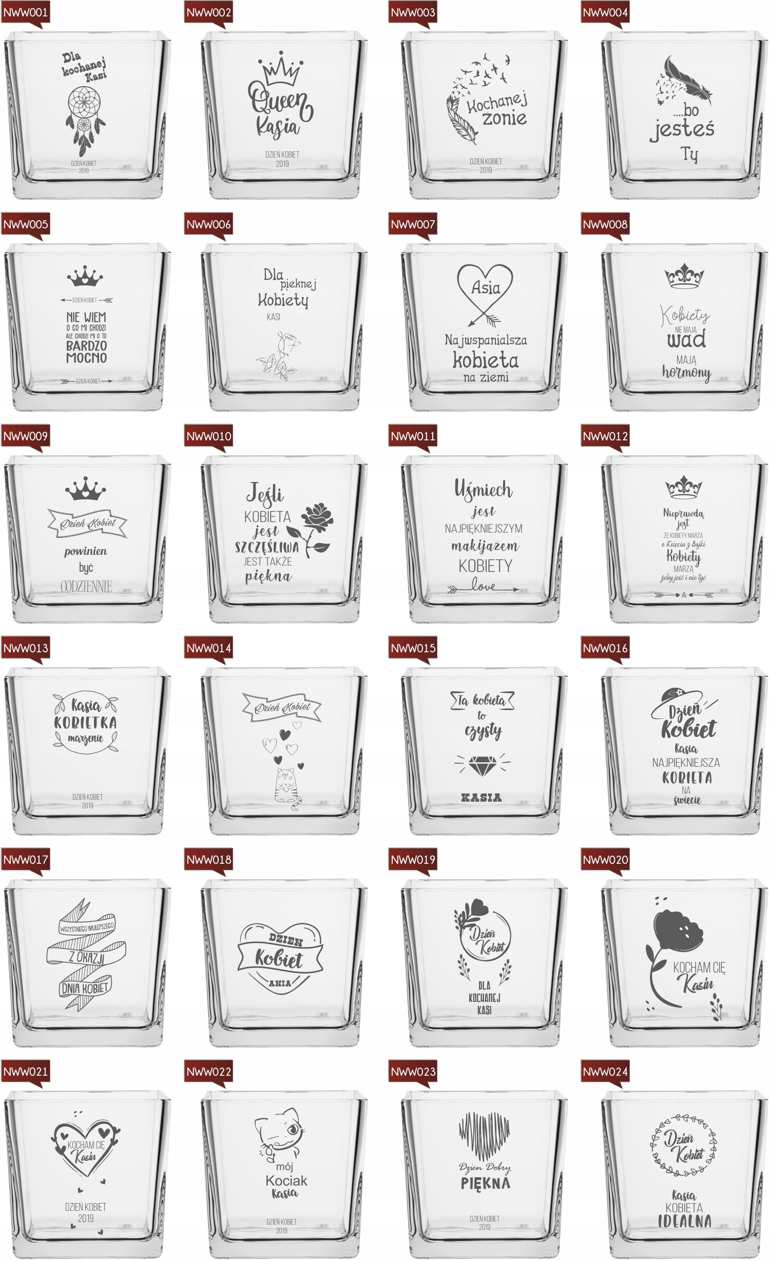 Wazon grawer PREZENT ślubny na ślub rocznicę