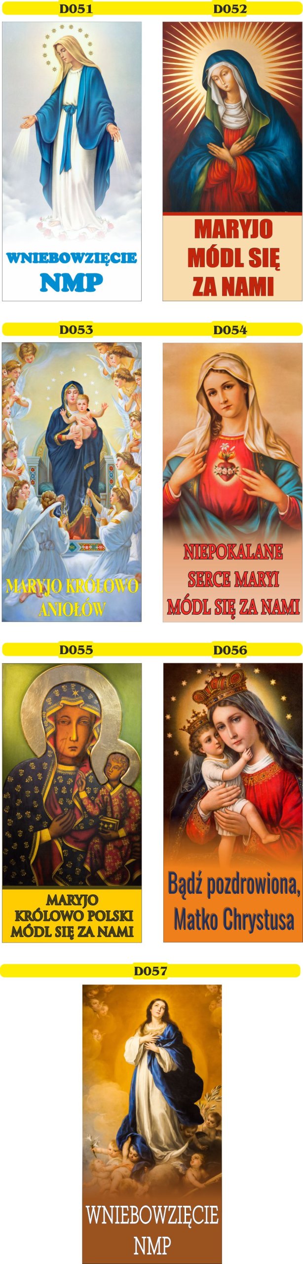 BANER RELIGIJNY dekoracja OŁTARZA gotowy 2x1m DUŻO WZORÓW