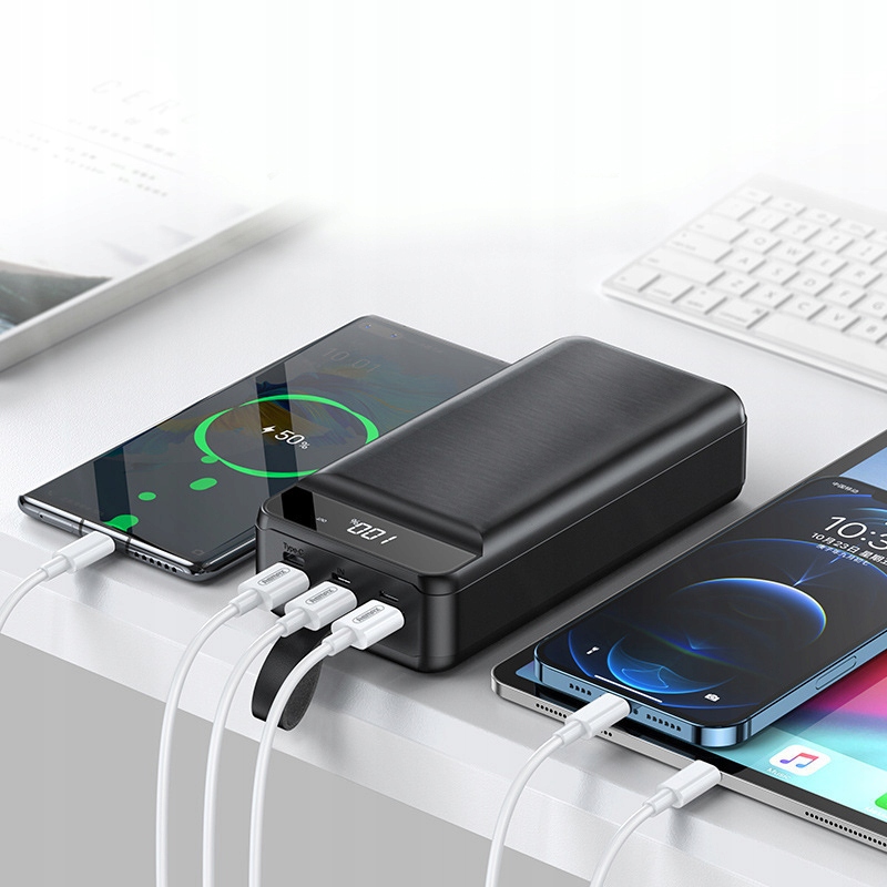 Powerbank Power Bank 50000Mah Duży Mocny Szybkie Ładowanie Duża ...