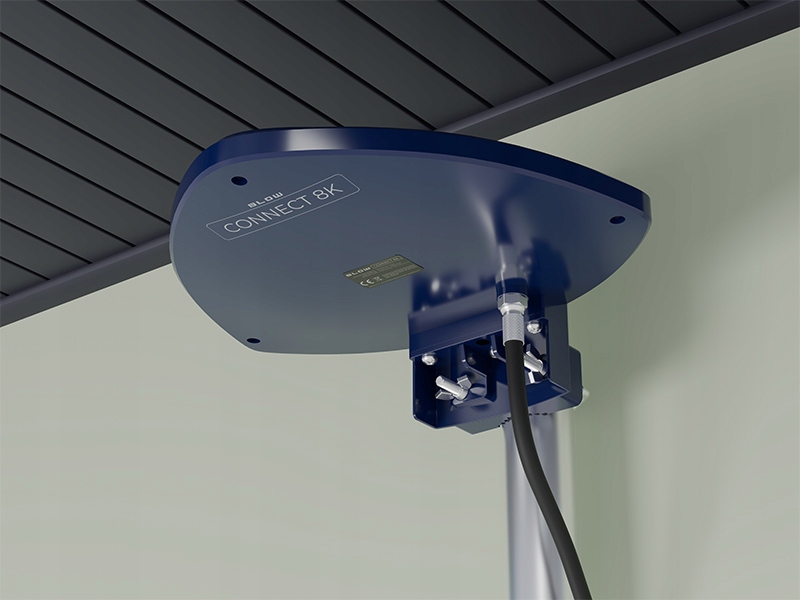 ANTENA ZEWNĘTRZNA AKTYWNA DVB-T2 FULL HD TV 4K 8K FILTR GSM UHF ZASILACZ 1M