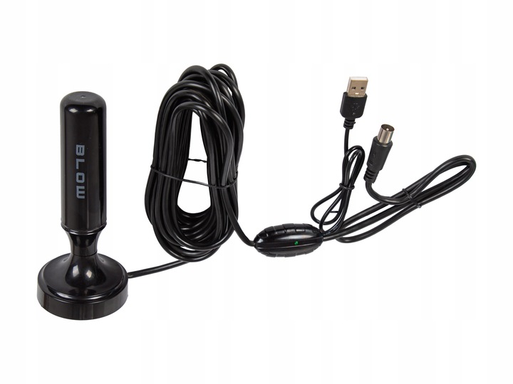 MOCNA ANTENA AKTYWNA POKOJOWA DVBT2 TV FHD 4K MUX-8 LTE WZMACNIACZ MAGNES