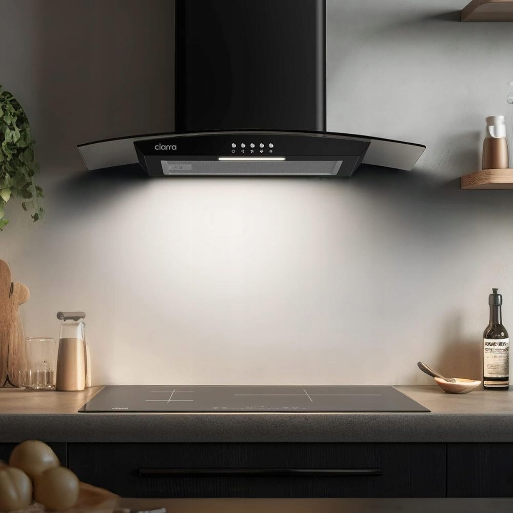 Okap ścienny Ciarra 60 cm 650m³/h CBCB6506B Czarny