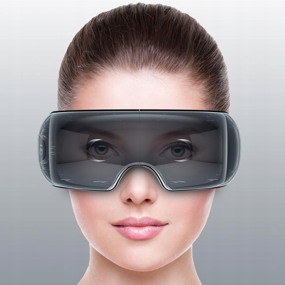 llano Urządzenie do Masażu Oczu Funkcja Ogrzewania, Wibracji - Glossy Black