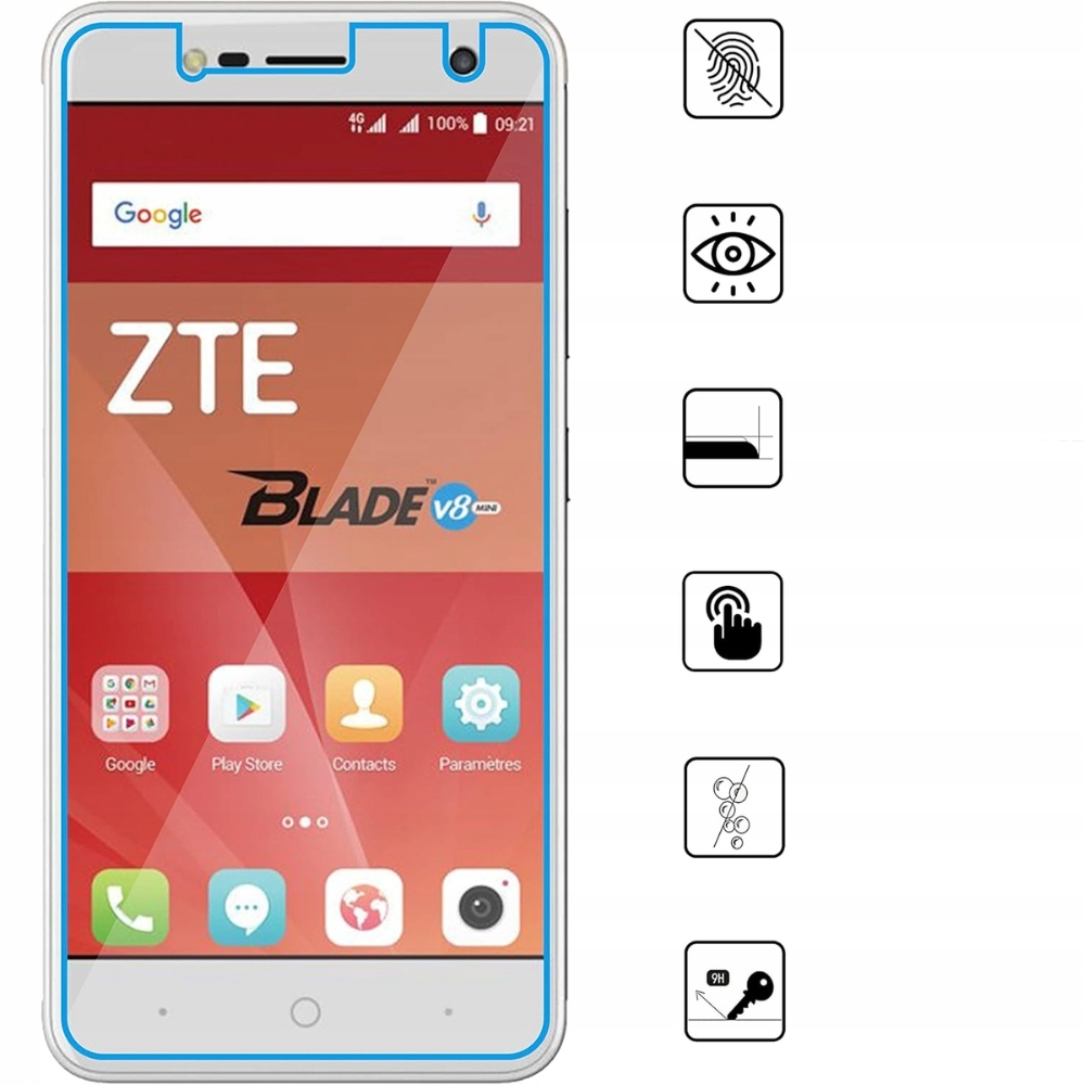NEWTOP Szkło hartowane do ZTE Blade V8 Lite - 0,3 mm, twardość 9H