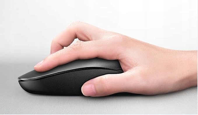 SUJHAL AOC MS320 czarna myszka bezprzewodowa 2,4 Ghz 1600 dpi