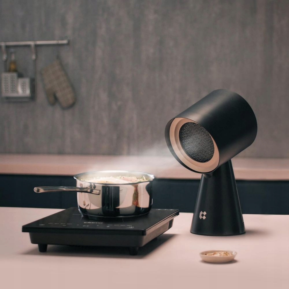 Przenośny okap kuchenny CIARRA CBPHB01, mini okap czarny