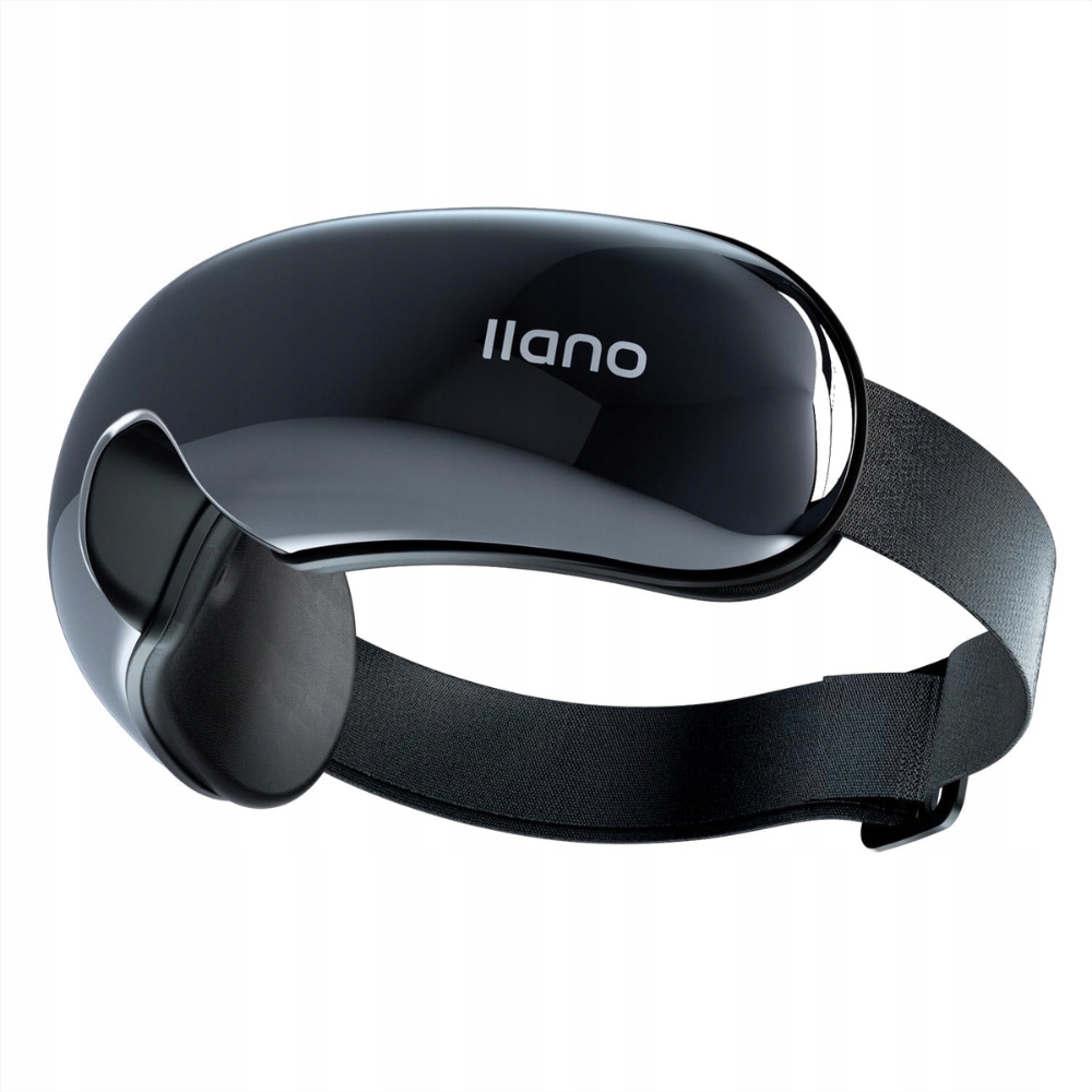 llano Urządzenie do Masażu Oczu Funkcja Ogrzewania, Wibracji - Glossy Black