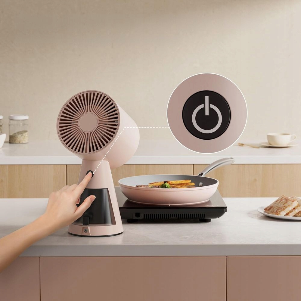 Przenośny okap kuchenny CIARRA CBPHP01, mini okap różowy