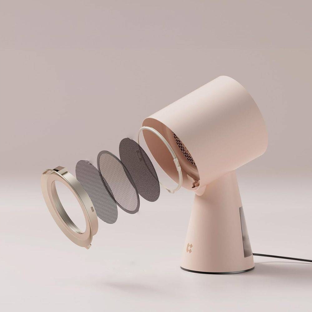 Przenośny okap kuchenny CIARRA CBPHP01, mini okap różowy